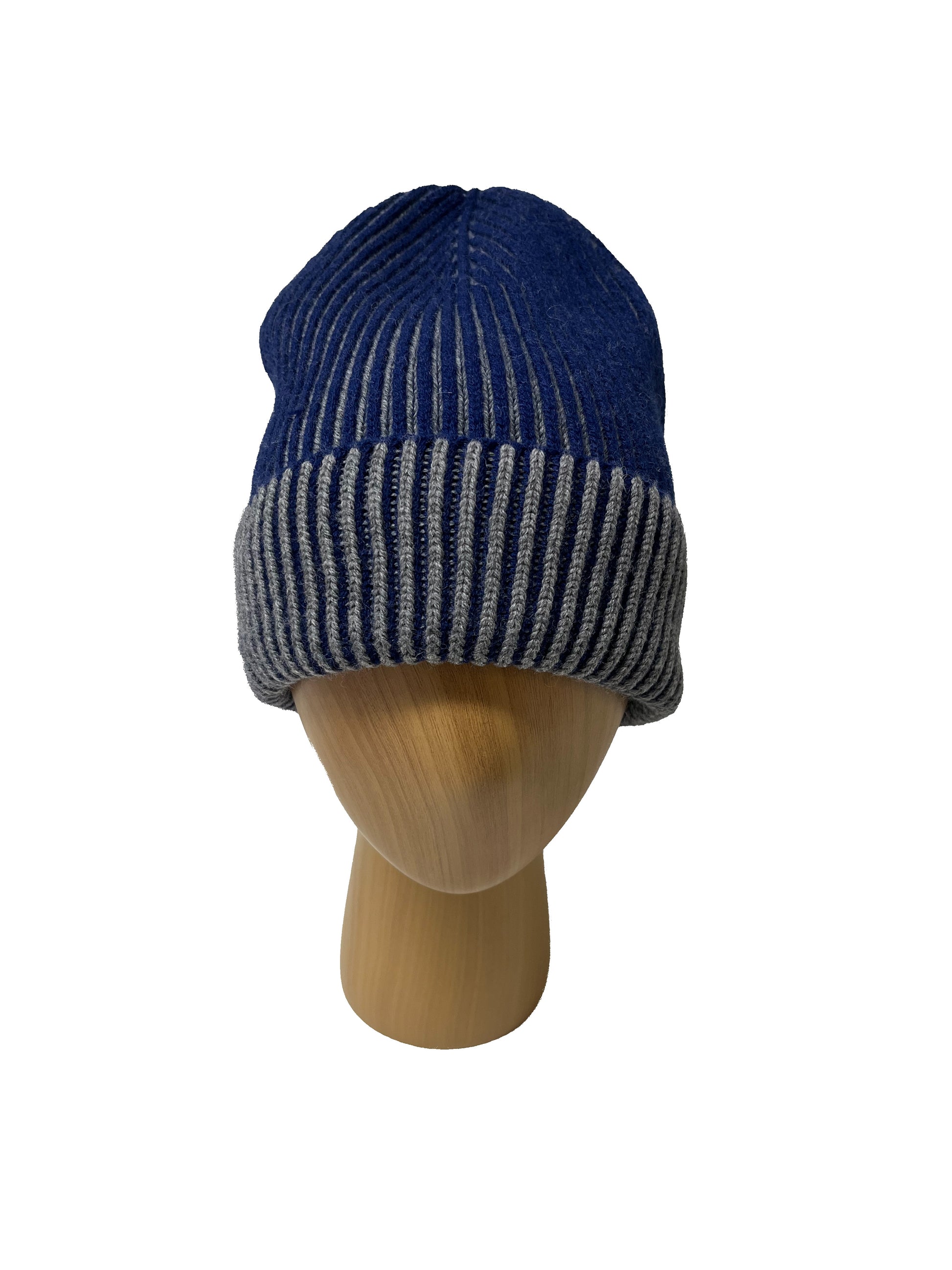 Abby two-tone merino beanie