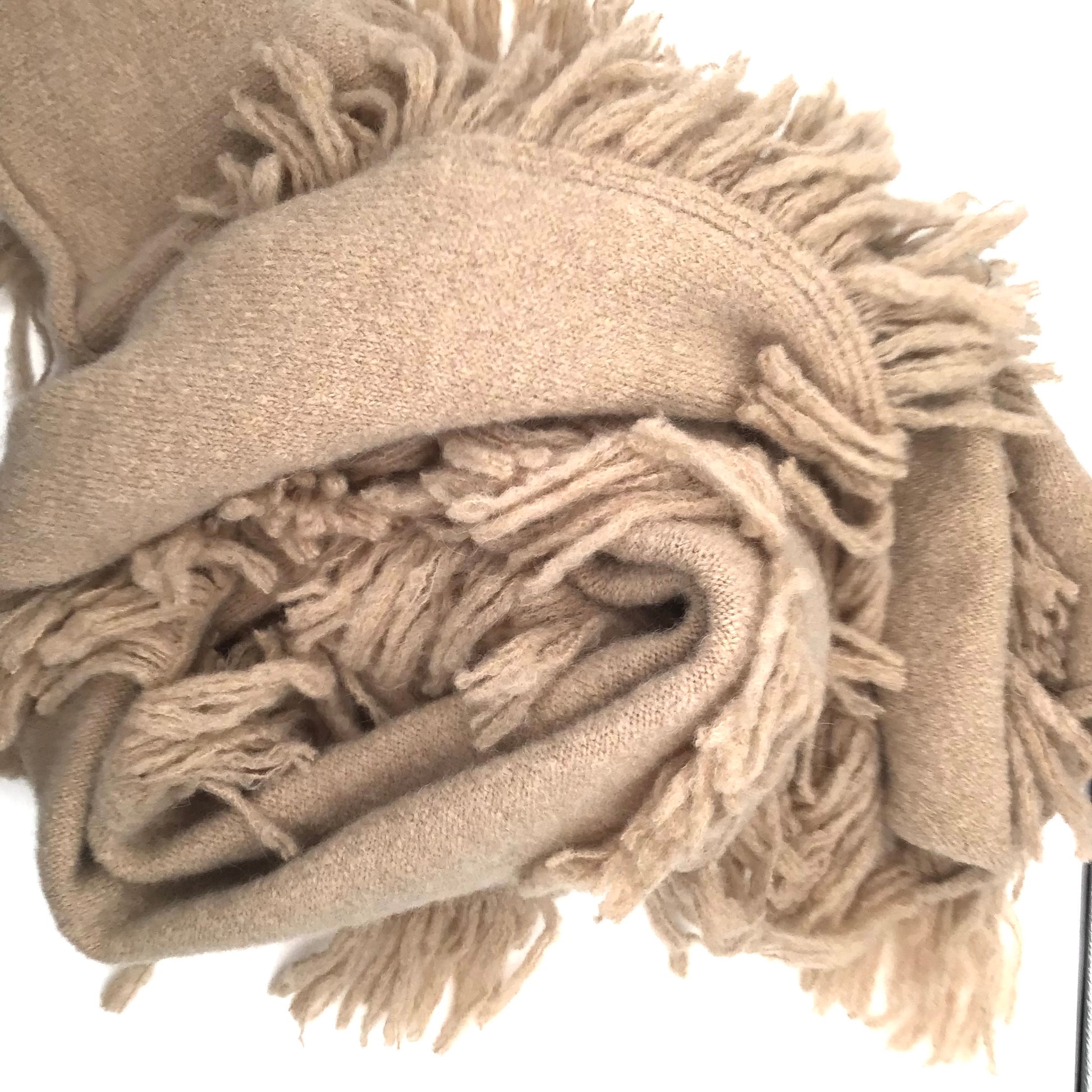 Forest scarf with fringes - SilentZ Knits